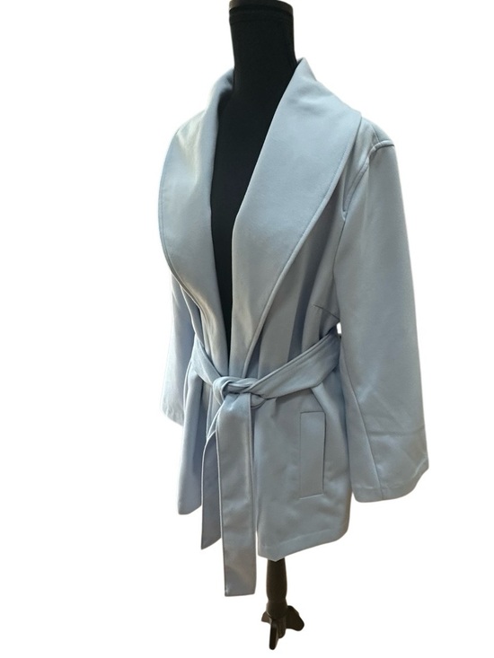 Banana Republic Jackets & Blazers - Banana Republic Davenport Blue Belted Short Shawl Collar Pea Coat Worn Twice XL